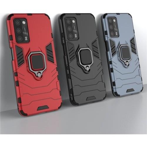 For OPPO A94 for OPPO A94 Case Protective Cover Silicone Armor Shell Finger Ring Cover For OPPO A94 4G 5G Case