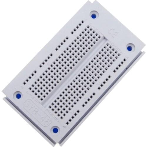 1pcs/lot SYB-46 Breadboard 270 Point 23x12 Solderless PCB Bread Board Test Borad