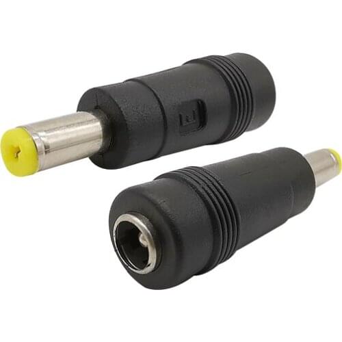 10Pcs DC 5.5 x 2.1mm Female Jack to 5.5x1.7mm Male Plug DC Power Adapter Socket Jack Plug Connector for Notebook