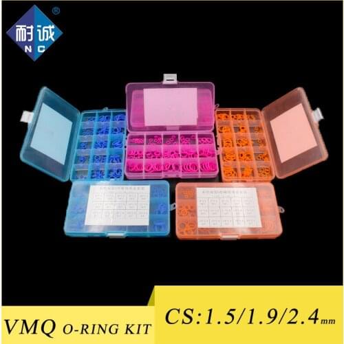 125 O-ring food grade color silicone O-ring seal VMQ gasket waterproof high temperature environmental protection toolbox