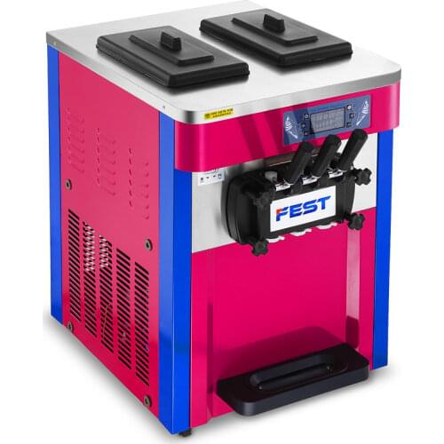 18L-22L/H Commercial sweet cone ice cream machine XQ-18X three-flavors Ice Cream Maker 1800W 110v/220V Soft Ice cream machine