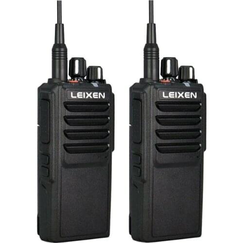 2pcs LEIXEN VV-25 Walkie Talkie 25W Ham Radio Amador 12.6V 4000mAh Battery Walky Talky Professional Uhf Marine Radio Comunicador