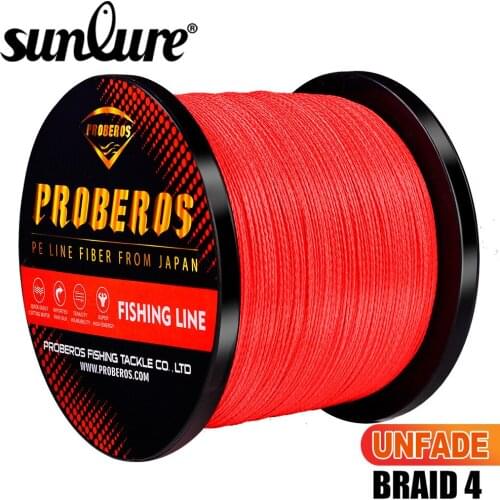 8-Weaves Sunlure Fishing Line 1000M&2000M PE Line 40LB-300LB Fish Line Multicolor/Green/Grey/Red/Blue/Yellow Color Braided Line