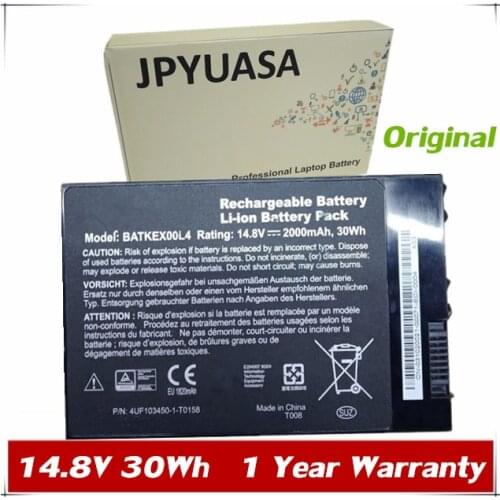 7XINbox 14.8V 2000mAh 30Wh Original BATKEX00L4 BATKEX0000 Laptop Battery For MOTION T008