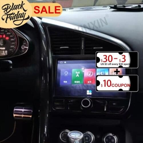 6+128G Tesla Style Android 10.0 For Audi R8 RHD Multimedia Player Touch Screen Stereo Auto Radio GPS Navigation With Carplay DSP