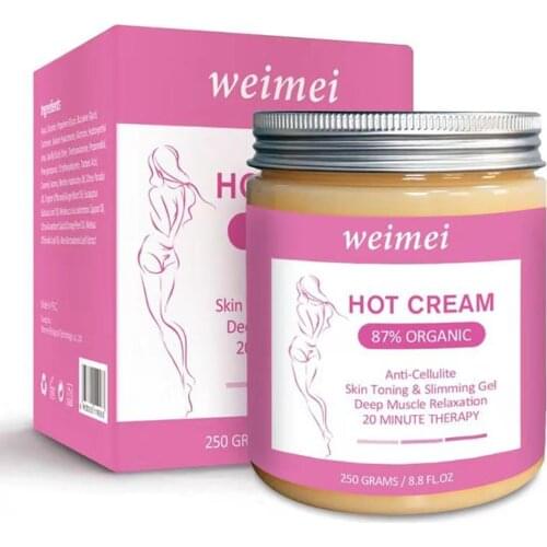 250g Anti-Cellulite Skin Toning Slimming Gel Deep Muscle Relaxation 20 Minute Therapy Weight Loss Massage Cream