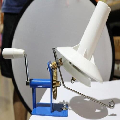 Large Metal Swift Yarn Fiber String Ball Wool Winder Holder For Household Hand Operated Cable Needle Wool Winding Machine In Box