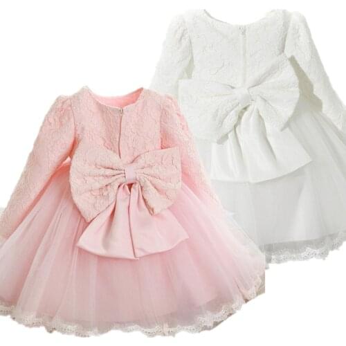 Baby Birthday Dress Toddler 1 Year Birthday Party Dress Floral Lace Dress Christening Gown Baby Dresses Toddler Outfits Vestido