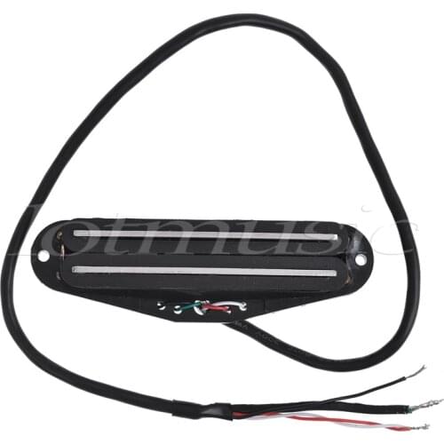 Dual Hot Rail Humbucker Double Coil Pickup for Fender Stratocaster Strat Electric Guitar Parts Black