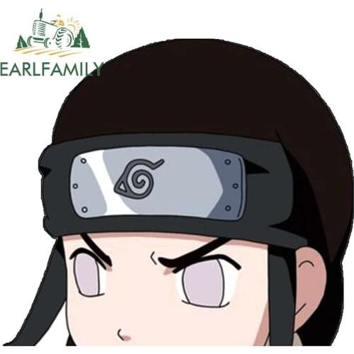 EARLFAMILY 13cm x 11.4cm for Styles PK NEJI Shino Temari Karin Rin Car Bumper Window Decal Vinyl Car Sticker Waterproof