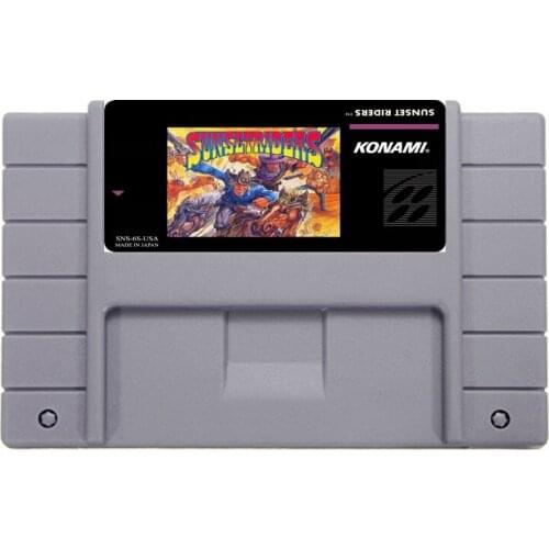 Hot Selling 16bit 46pin Super Game Card - Sunset Riders