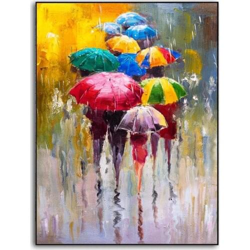 Oil painting 100% hand painted Home decoration high quality landscape knife painting pictures 2020081902