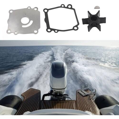 17400-87D11 Water Pump Impeller Repair Kit for Suzuki DT150 DT175 DT200 DT225 V6 150Hp 200Hp 225Hp Boat Motor
