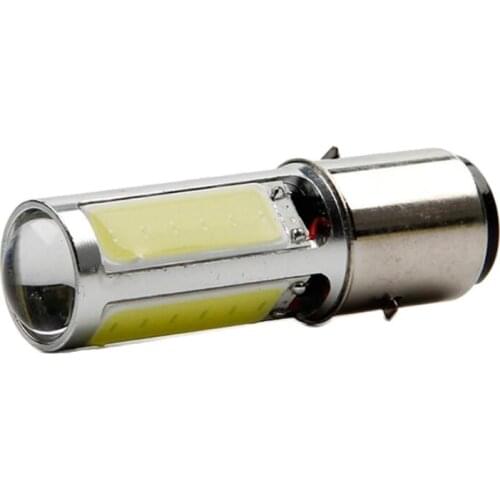 LED Moto H6 BA20D H6M P15D LED Motorcycle Headlight Bulbs Cob Lens White Lamp Scooter Accessories Fog Lights 12V