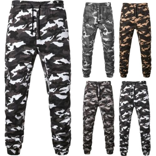 Men Camouflage Military Pure Cotton Spring Harem Pant Trousers Camo Mens Jogger