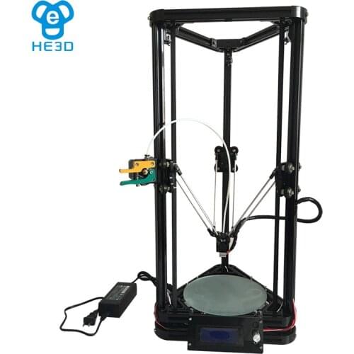 High precision HE3D reprap K200 delta DIY 3D printer kit auto leveling full metal long-distance extruder