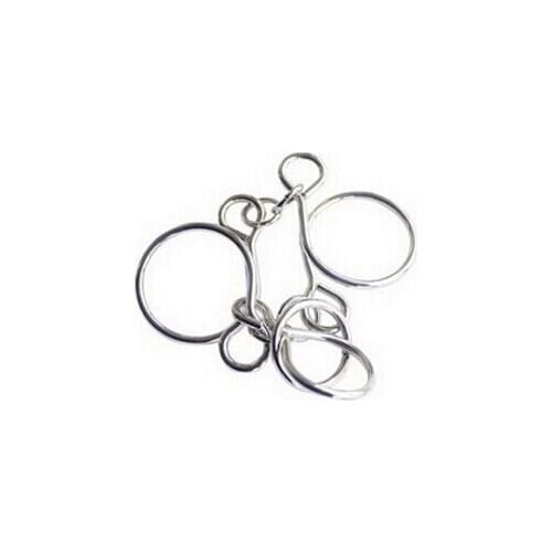 Wholesale 10PCS per LOT Metal Brain Teaser Puzzles Game Toys for Adult Children