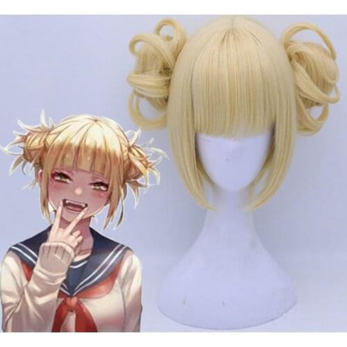 My Hero Academia Cosplay Wig Himiko Toga Cosplay Wig Heat Resistant Synthetic Anime Boku No Hero Academia Cosplay Wig Halloween