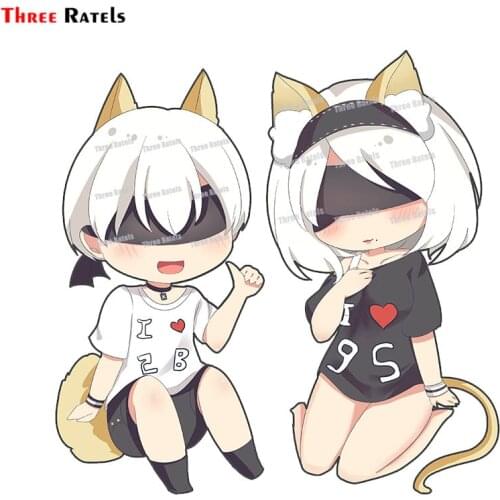 Three Ratels A15 Yorha No 2 Type B And Yorha No 9 Type S Nier Creative Anti Scratch Film With Waterproof Property Auto Sticker