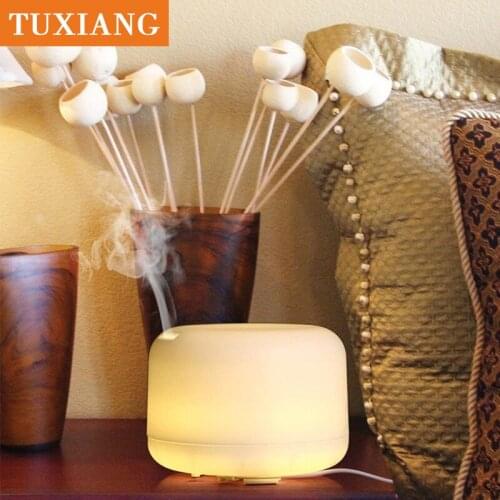TUXIANG Purify air, fog, sprayer, humidifier, home colorful lamp, essential oil aromatherapy machine