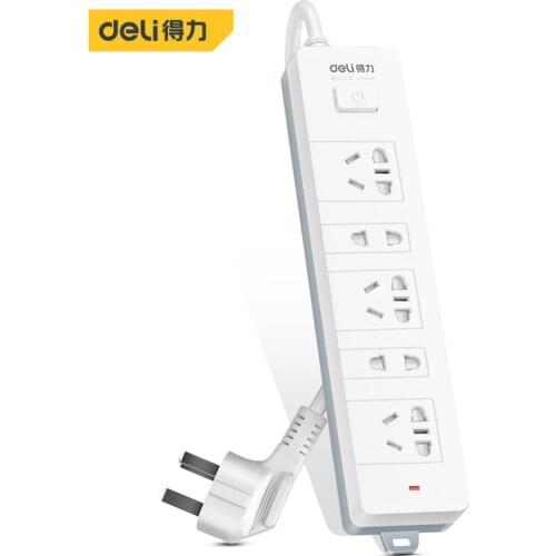 Deli Smart Socket Network Filter Plug Electrical Retractable Power Strip Smartlife Extension Wall Socket For Smartphone Tablets