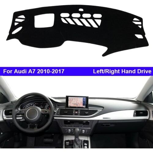 Car Inner Dashboard Cover For Audi A7 2010 - 2017 Auto Dash Mat Carpet Cape Sun shade Dashmat Pad 2016 2015 2014 2013 2012 2011