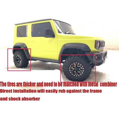 Jimny Suzuki 1/16 RC car spare parts Upgrade Modified Accessories Widened wheel metal wheel hub Hexagon combiner