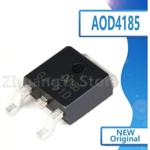 10 PCS AOD4185 D4185 TO-252 LCD clamp import original MOS tube