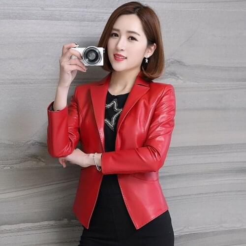 300% Real Sheepskin Coat Female Korean Bomber Jackets 2020 Spring Autumn Jacket Women Genuine Leather Jacket 4xl MY3537