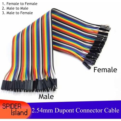 40PIN New Dupont Cable Female to Male / Male to Male / Female to Female 10cm/20cm/30cm Cable for Testing Clip / Connected Cable
