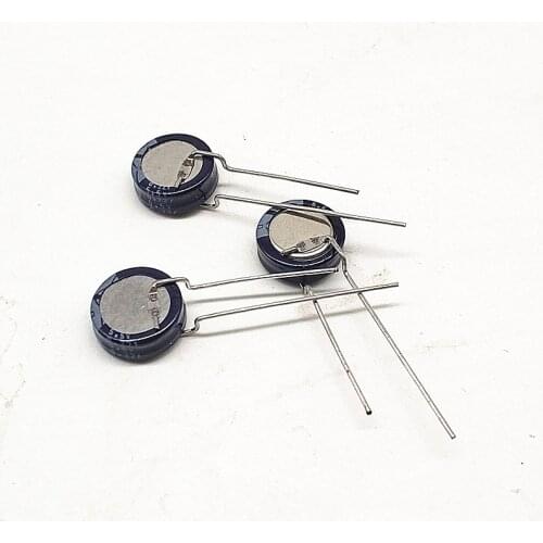 5pcs 5.5V0.22F button capacitor DX-5R5L224-T20 V-type long foot energy storage memory 5.5V 0.22F