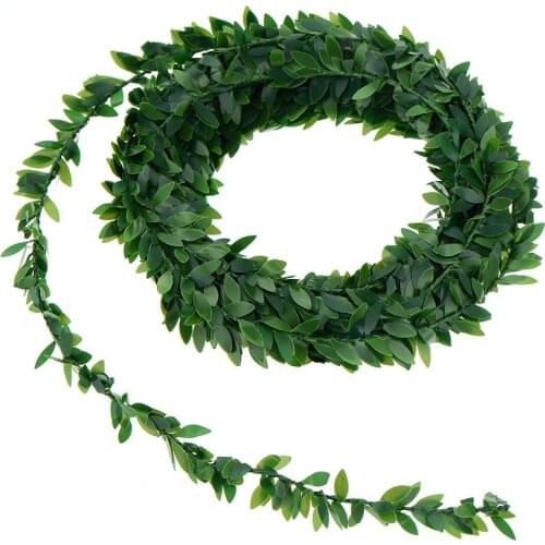 7.5m Artificial Ivy Garland Foliage Green Leaves Simulated Vine For Wedding Party Ceremony DIY Headbands
