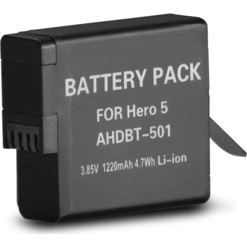 1PCS for GoPro battery GoPro accessories hero7 / 6 / 5 motion camera ahdbt-501 full decoding compatible
