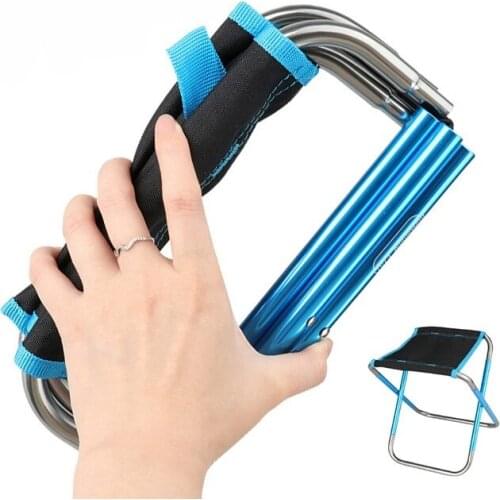 Outdoor aluminum folding stool mini Mazar fishing beach stool chair barbecue camping portable folding chair lounge chair