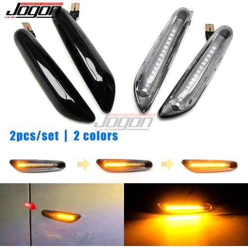 Dynamic Turn Signal Light LED Side Fender Marker Sequential Indicator For BMW 1 3 5 Series X1 E81 E82 E46 E90 E91 E60 E61 E84