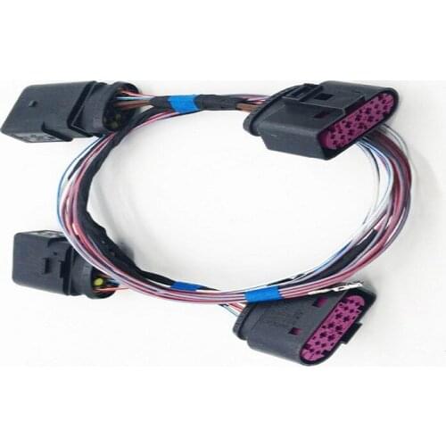 HID Xenon Headlight 10 to 14 Pin Connector Adapter Fit For Golf 6 MK6