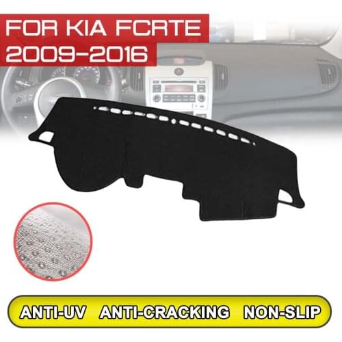 For KIA Fcrte 2009 2010 2011 2012 2013 2014 2015 2016 Car Dashboard Mat Anti-dirty Non-slip Dash Cover Mat UV Protection Shade