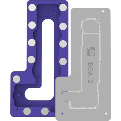 MECHANIC 3D BGA Reballing Fixture for iPhone 12 12Pro Repair Motherboard Positioning Reballing PCB BGA Parts Planting Platform