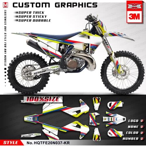 KUNGFU GRAPHICS Personalized Stickers Kit for TE FE TC FC TX FX FS 125 150i 250i 300i 350 450 501 2019 2020 2021 2022