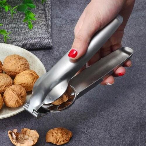 Stainless Steel 2 in 1 Quick Chestnut Clip Walnut Pliers Metal NutCracker Sheller Nut Opener Kitchen Tools Cutter Gadgets