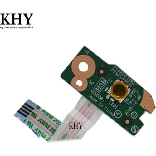 Original Power Button Board ThinkPad T490 P43s,T14 Gen1,Gen2,P14s Gen1,Gen2,02HK991 NS-B902