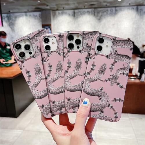 Snake brand silicone cover for iphone 7 8 Plus 12 11 Pro Max XR XS phone case Iphone11 12Mini 11Pro half-wrapped protector coque