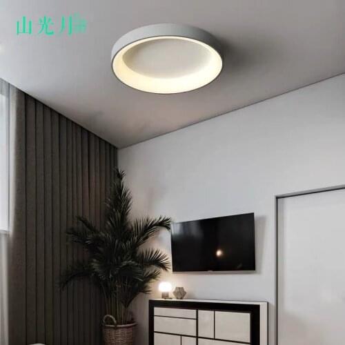 Modern personality simple led living room bedroom study balcony hotel room creative round indoor lighting ceiling lamps LX101509