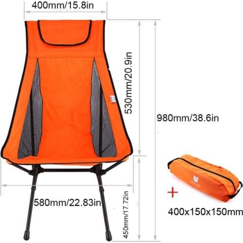 Lightweight Heavy Duty Foldable Beach Chair Fold Up Fishing Picnic Chair Portable Outdoor Folding Camping BBQ Chair Hiking Seat