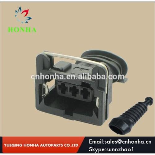 Tyco/Amp 3 Pin/Way Junior Power Timer (JPT) MAP Sensor Plug Housing Automotive Connector With Rubber Boot 282191-1