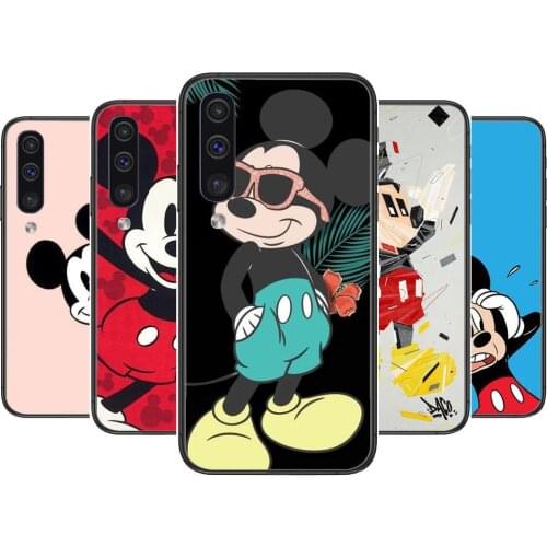 Funny Interesting Disney Mouse Mickey Phone cover hull For SamSung Galaxy S 8 9 10 20 21 S30 Plus Edge E S20fe 5G Lite Ultra bl