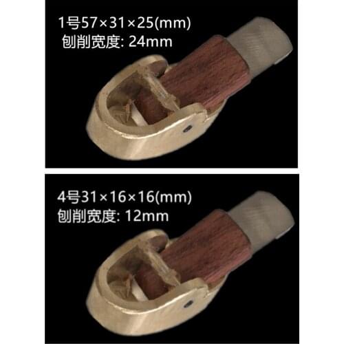 2pcs Strong varisized "hill" style brass Mini,finger planes #6085