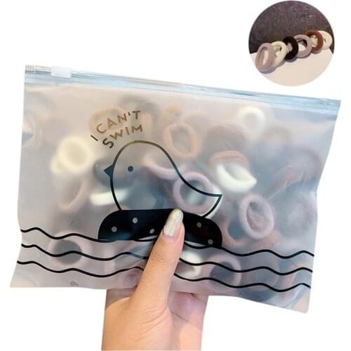 50/100 pcs Colorfull Girl Hair Bands Elastic Fashion Student style Lady Hair Bands Internet Celebrity Ins Kawaii Kid Accessories