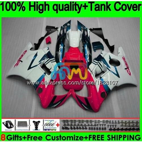 F2 Fairings +Tank For HONDA 600CC CBR 600F2 CBR 600 FS 91 92 1991 1992 1BS.225 Hot Pink white CBR600 F2 CBR600F2 93 94 1993 1994
