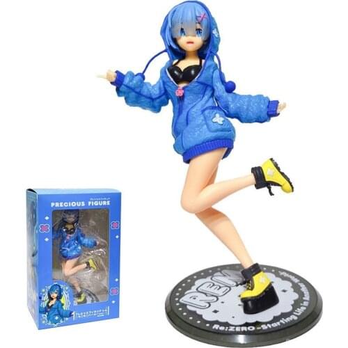 21CM Anime Re: Life a Different World from Zero Figure Re0 REM Remu Anime PVC Action Figure Toys Collection Model Doll Gift